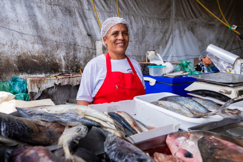 Depois de muitas perdas, Edna já garantiu espaço no novo mercado.